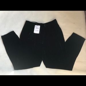 Zara Velvet dress pants, size xs.